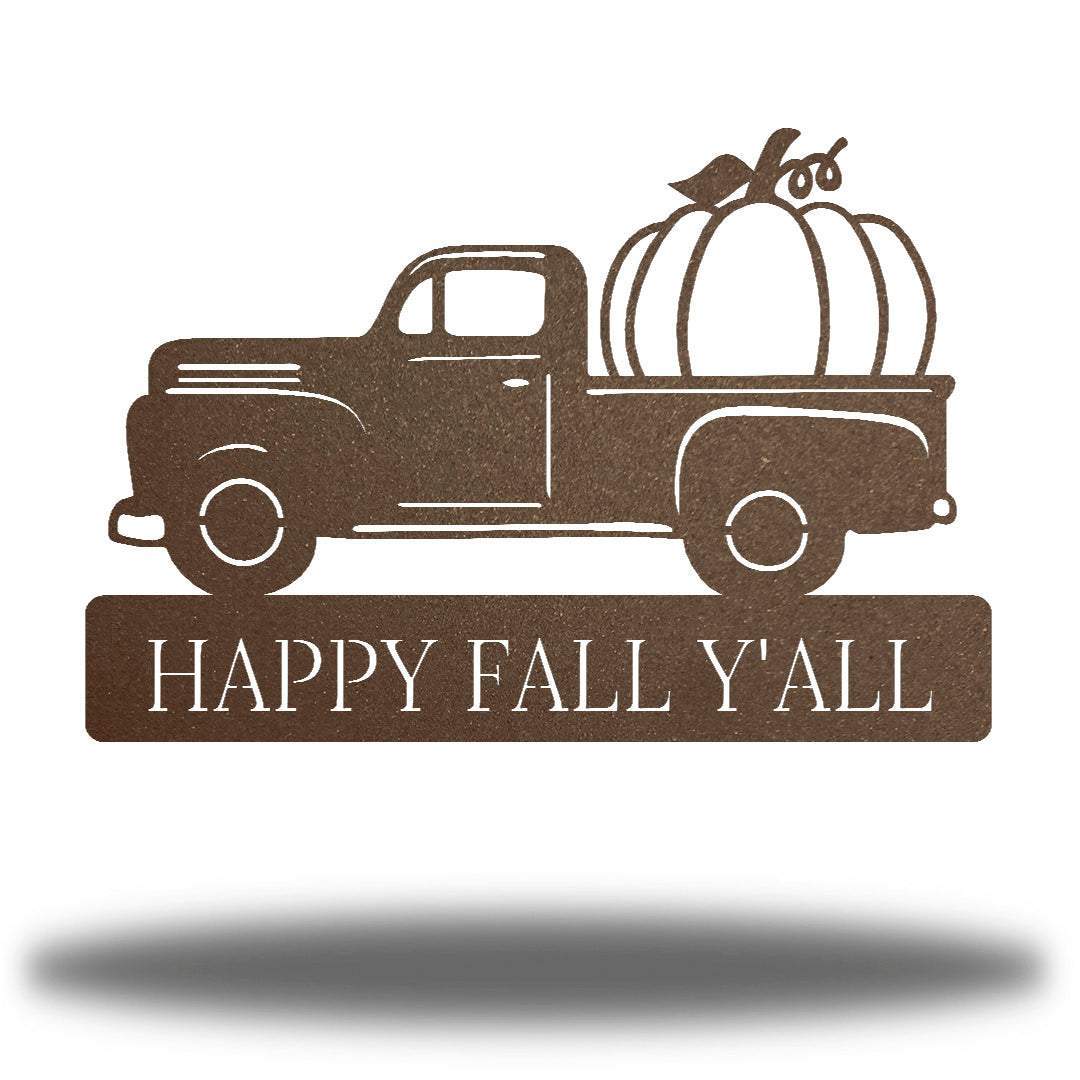 Riverside Designs-Pumpkin Truck-Metal Wall Art Décor