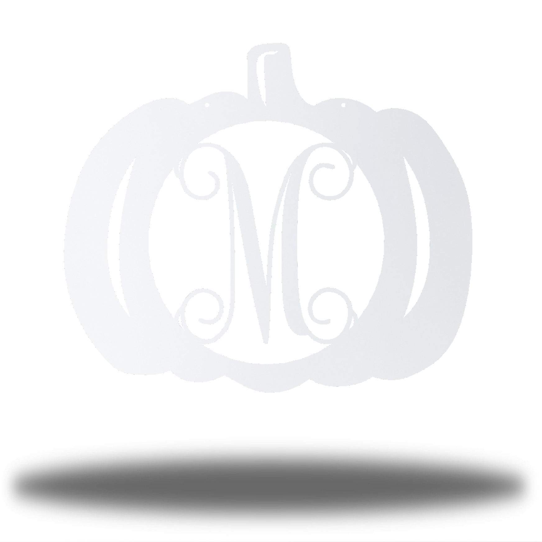 Riverside Designs-Pumpkin Monogram-Metal Wall Art Décor