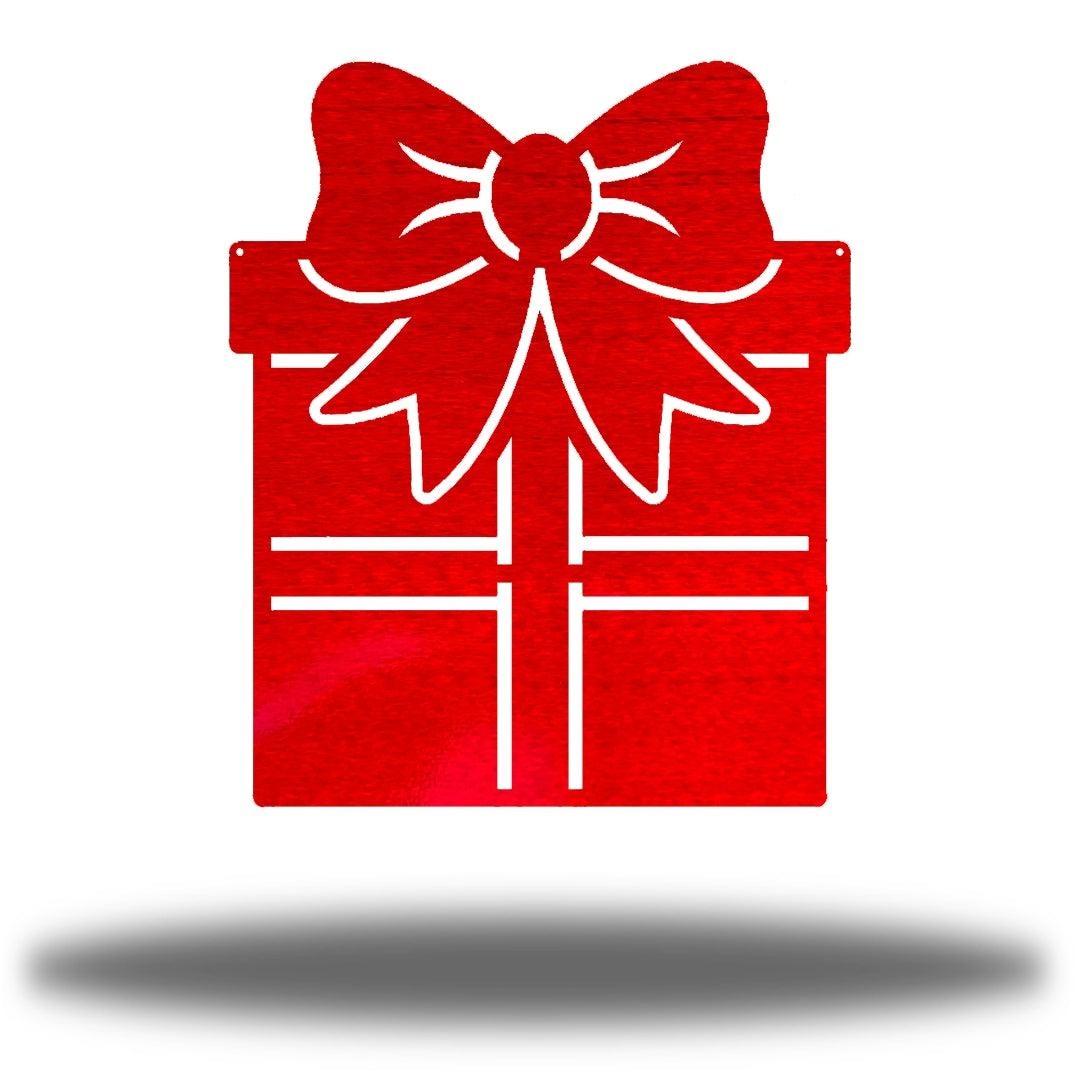 Riverside Designs-Classic Christmas Present-Metal Wall Art Décor