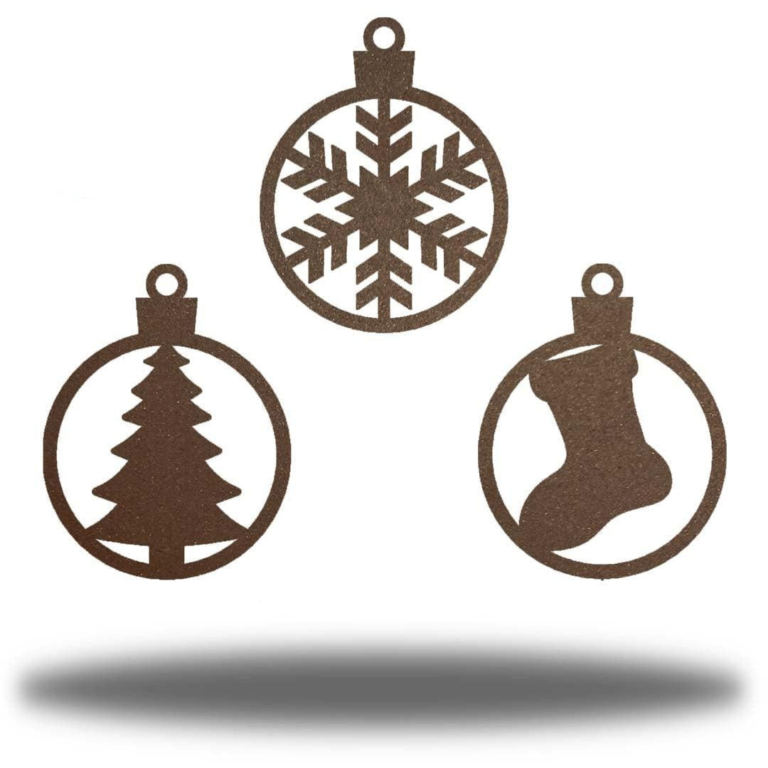 Riverside Designs-Christmas Ornament Bundle-Metal Wall Art Décor