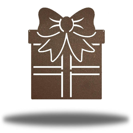 Riverside Designs-Classic Christmas Present-Metal Wall Art Décor