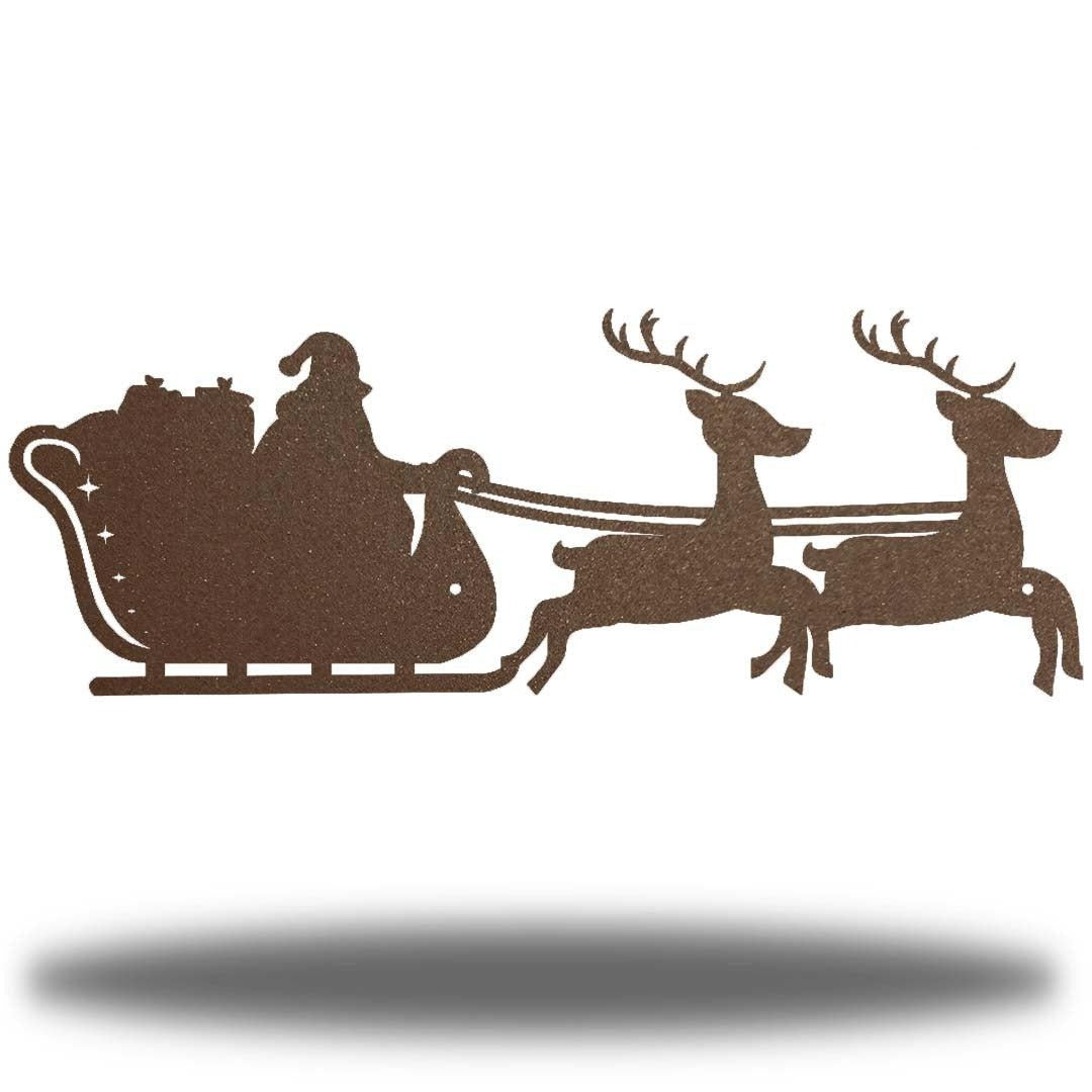 Riverside Designs-Christmas Sleigh-Metal Wall Art Décor