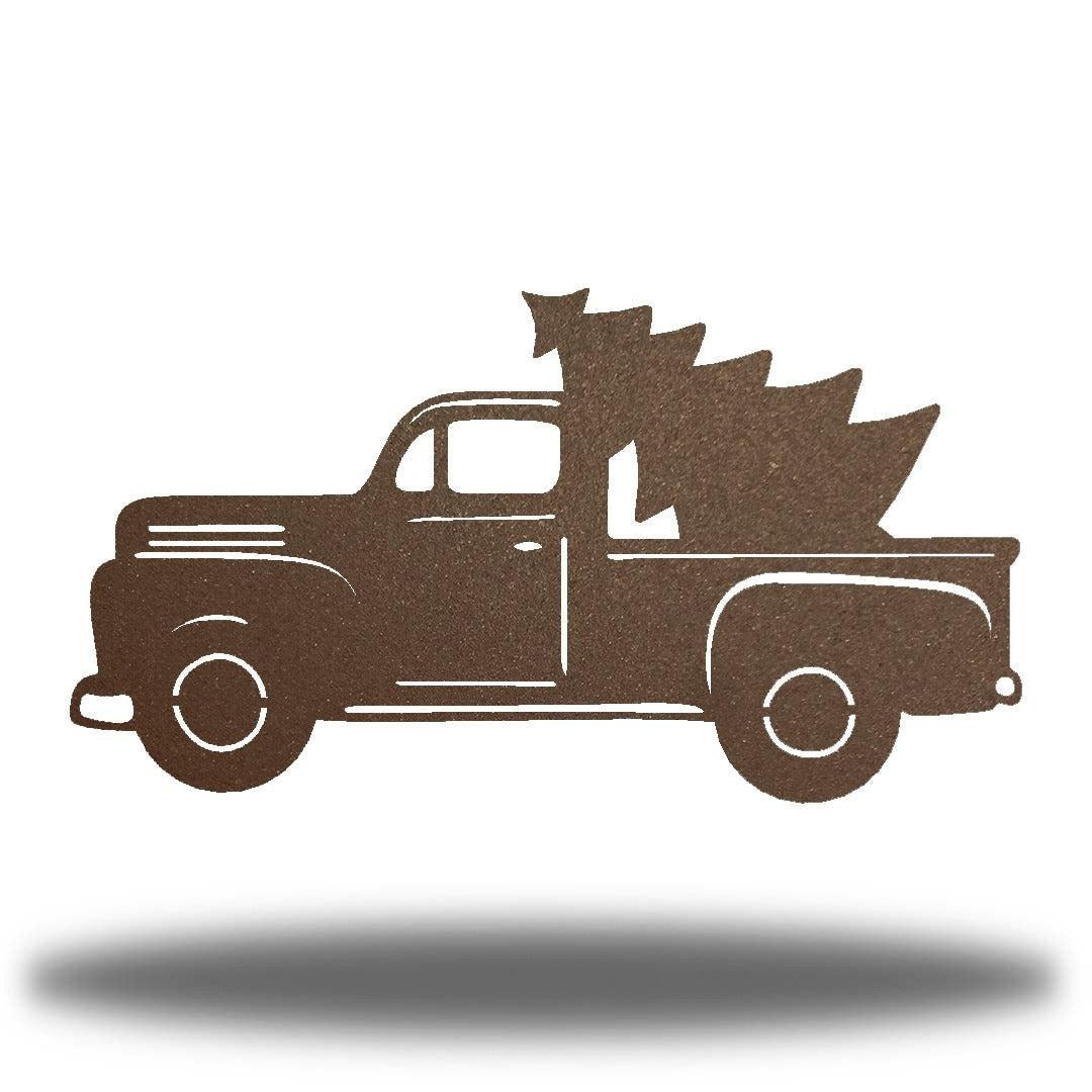 Riverside Designs-Christmas Truck-Metal Wall Art Décor