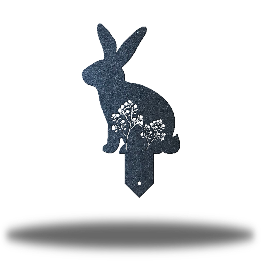 Riverside Designs-Rabbit Garden Stake 2-Metal Wall Art Décor