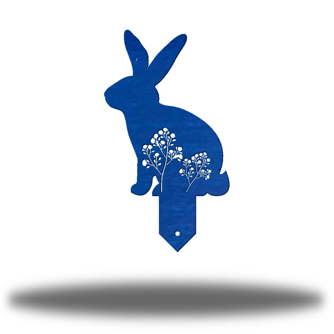 Riverside Designs-Rabbit Garden Stake 2-Metal Wall Art Décor