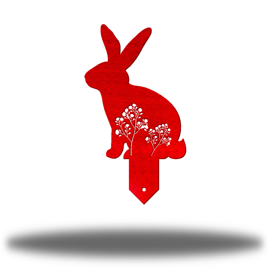 Riverside Designs-Rabbit Garden Stake 2-Metal Wall Art Décor