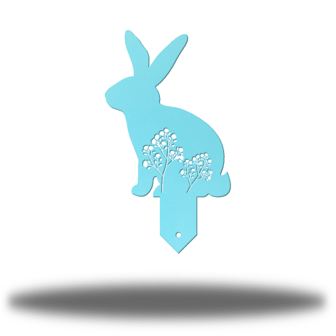 Riverside Designs-Rabbit Garden Stake 2-Metal Wall Art Décor
