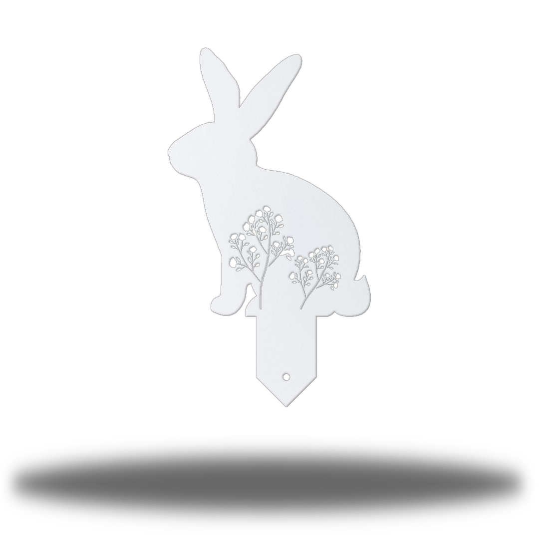 Riverside Designs-Rabbit Garden Stake 2-Metal Wall Art Décor
