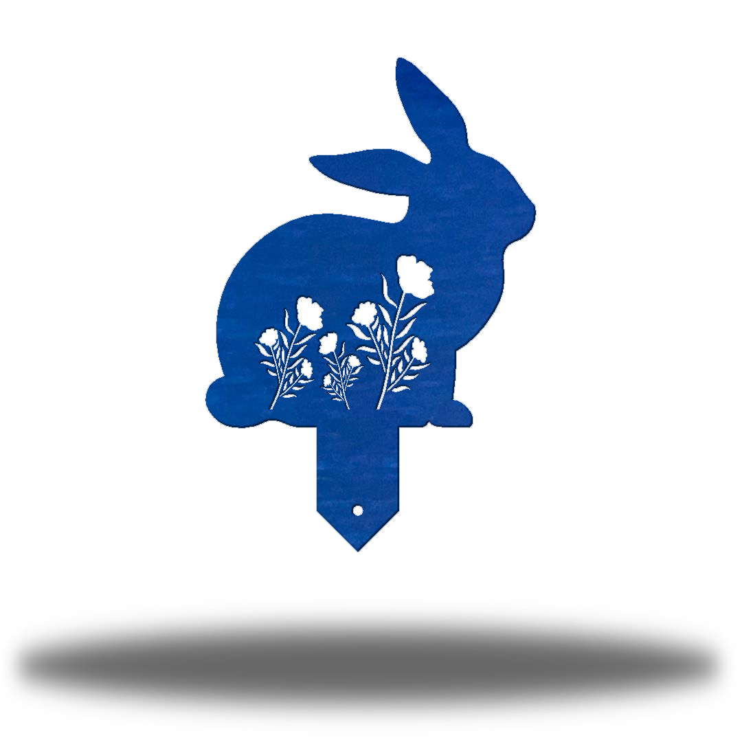Riverside Designs-Rabbit Garden Stake 3-Metal Wall Art Décor