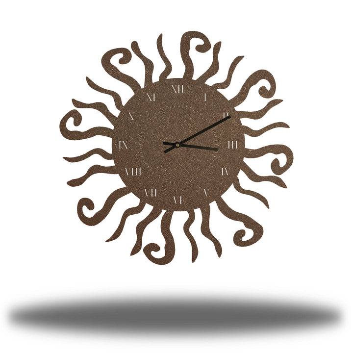 Riverside Designs-Wacky Sun Clock-Metal Wall Art Décor