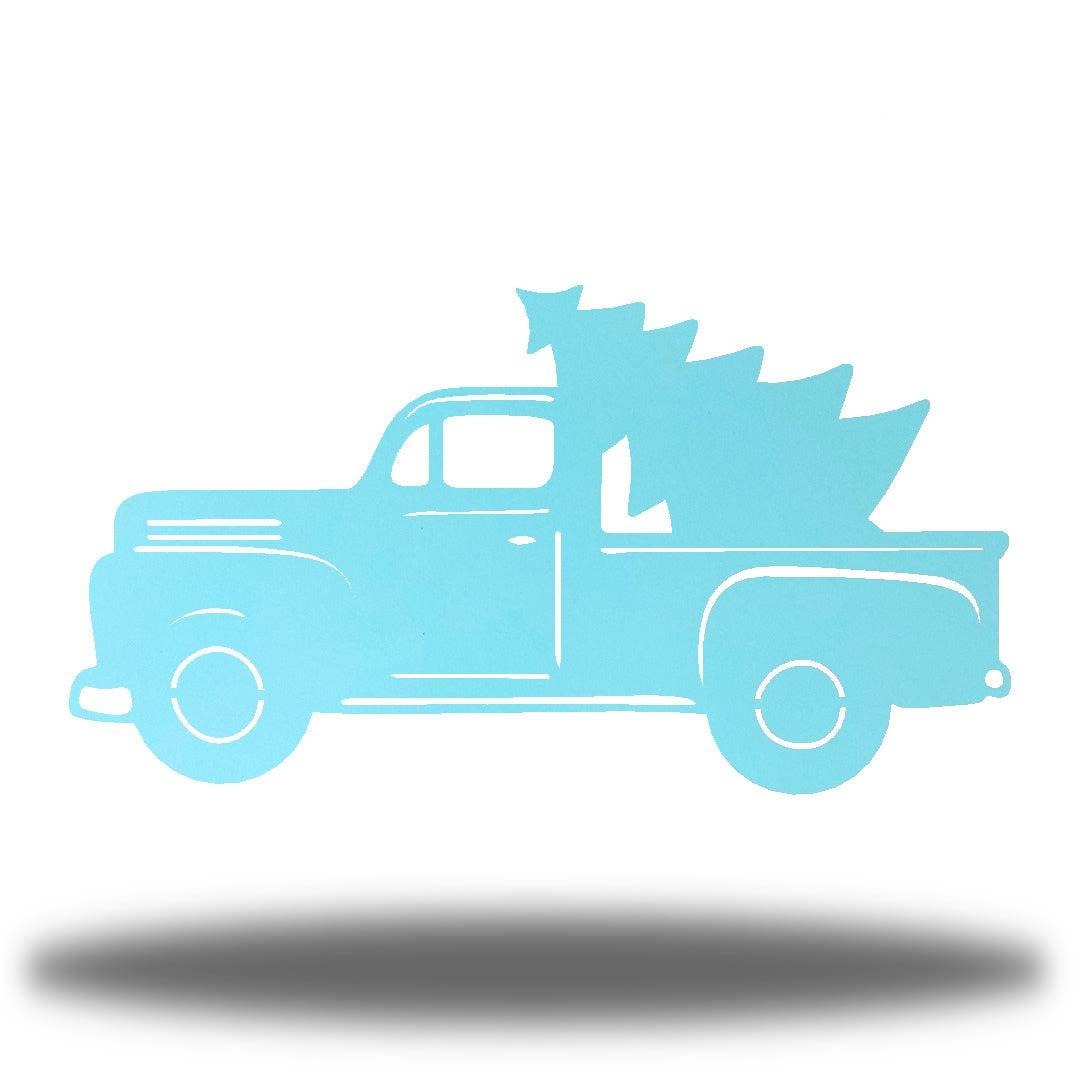 Riverside Designs-Christmas Truck-Metal Wall Art Décor