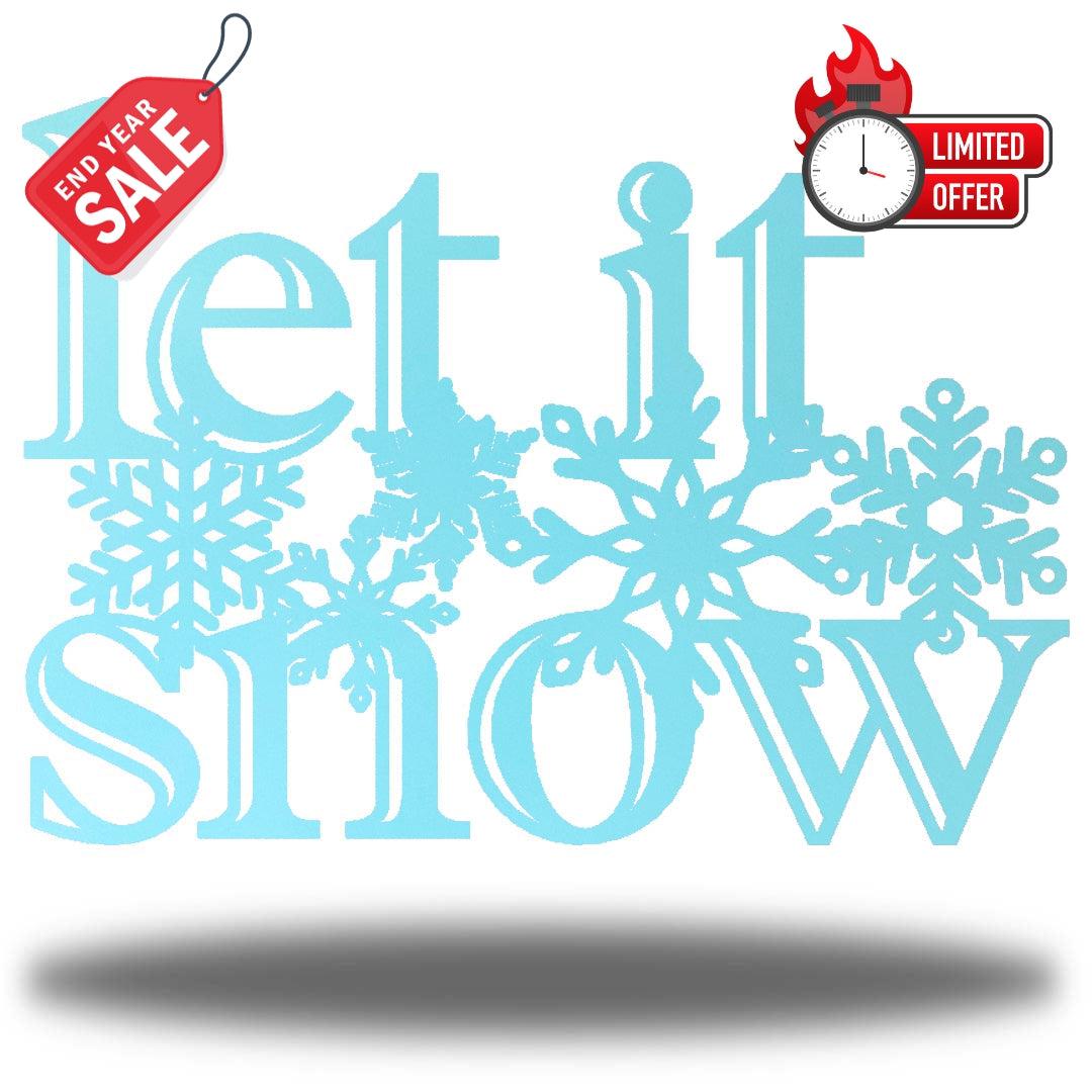 Riverside Designs-Let It Snow-Metal Wall Art Décor