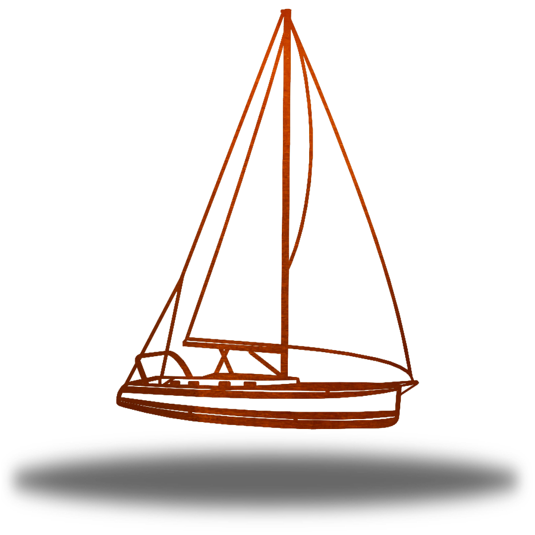 Riverside Designs-Sail Boat-Metal Wall Art Décor