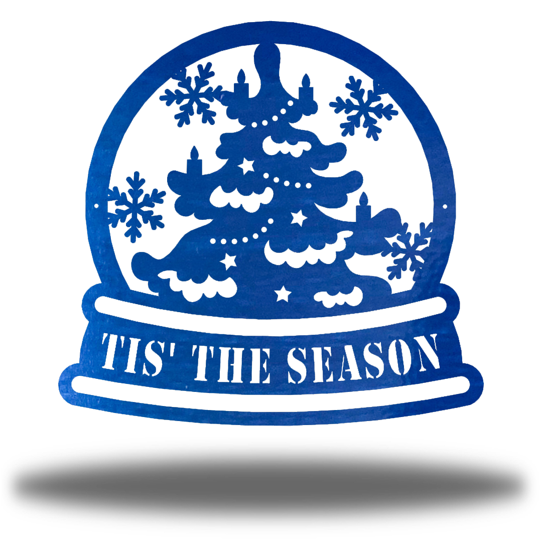 Riverside Designs-Snow Globe Monogram-Metal Wall Art Décor