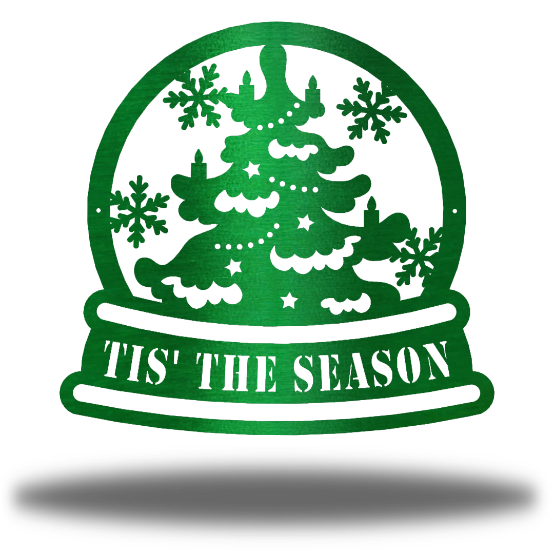 Riverside Designs-Snow Globe Monogram-Metal Wall Art Décor