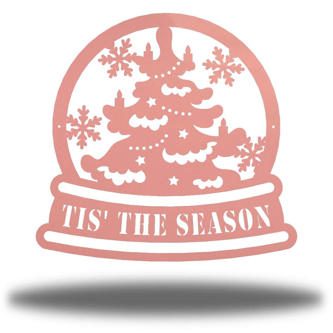 Riverside Designs-Snow Globe Monogram-Metal Wall Art Décor