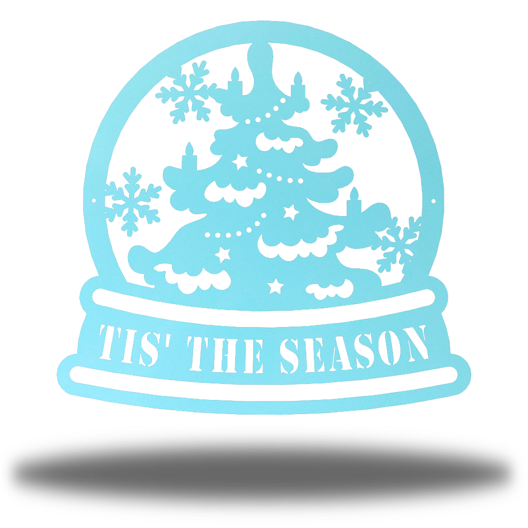 Riverside Designs-Snow Globe Monogram-Metal Wall Art Décor