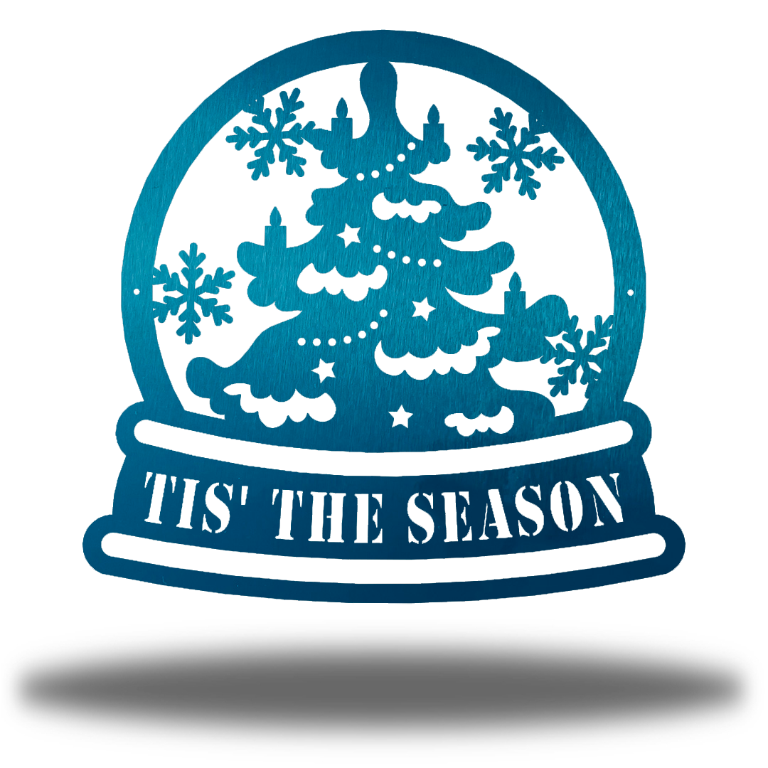 Riverside Designs-Snow Globe Monogram-Metal Wall Art Décor