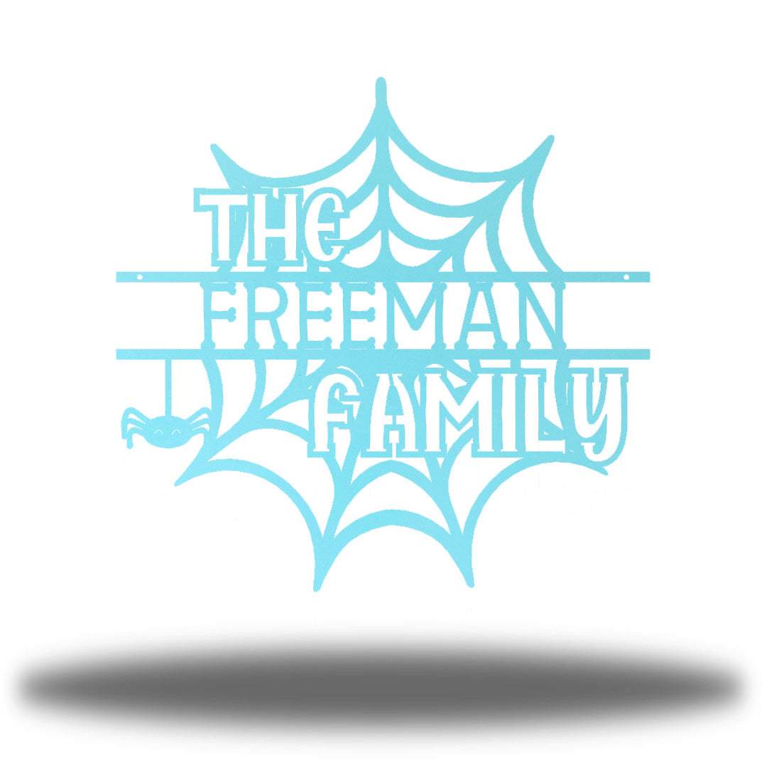 Riverside Designs-Spooky Web Monogram-Metal Wall Art Décor