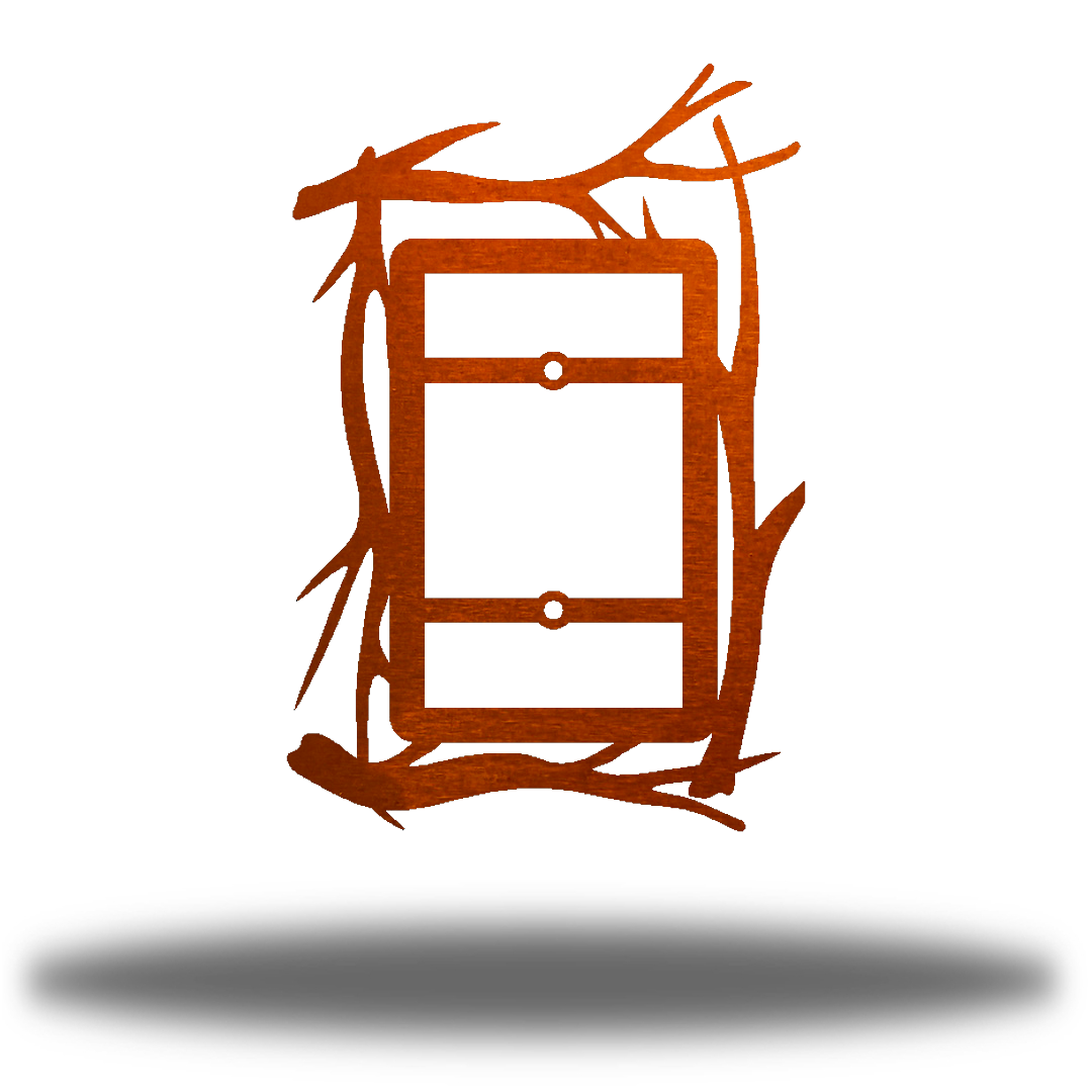 Riverside Designs-Sticks Light Switch Cover-Metal Wall Art Décor