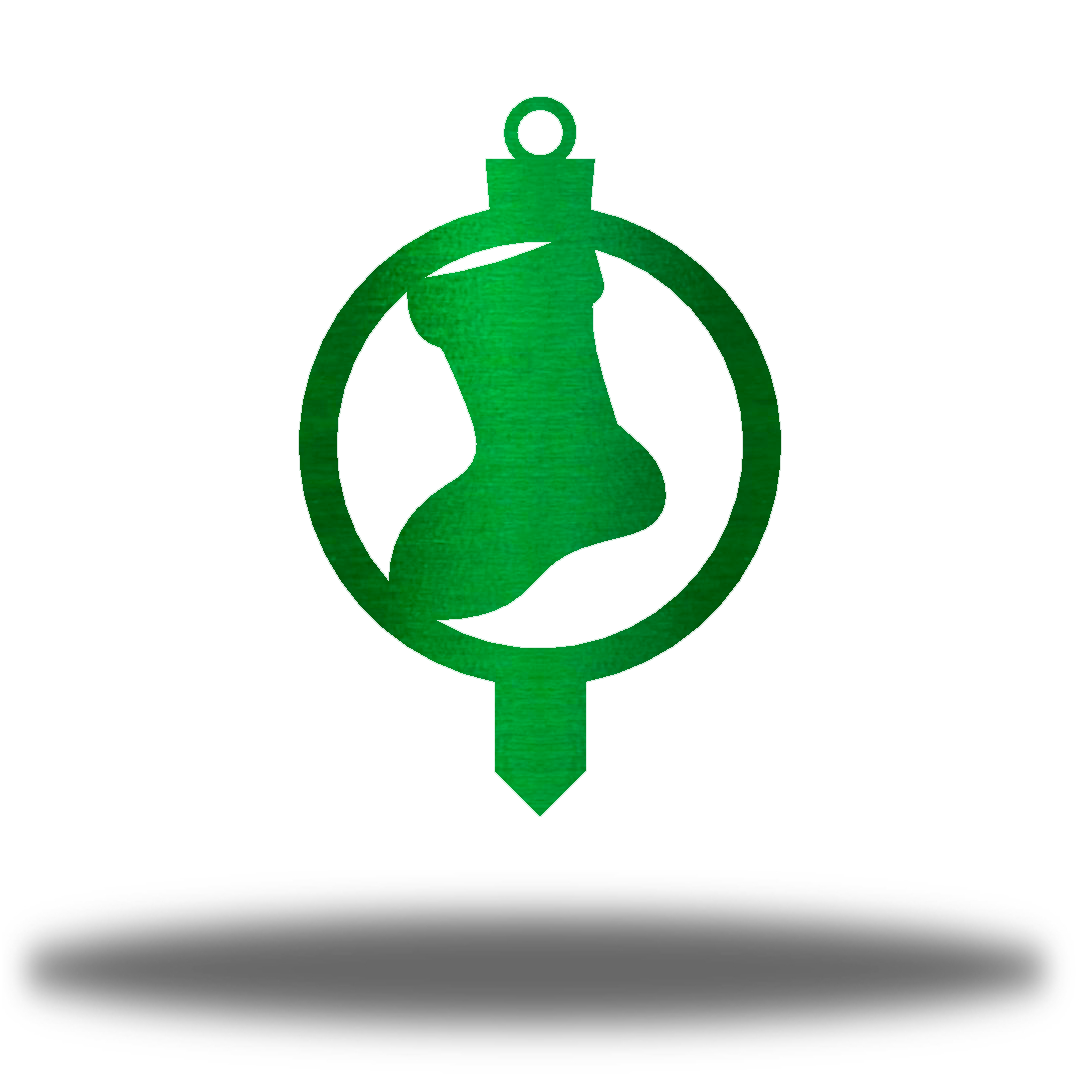Riverside Designs-Stocking Ornament Stake-Metal Wall Art Décor
