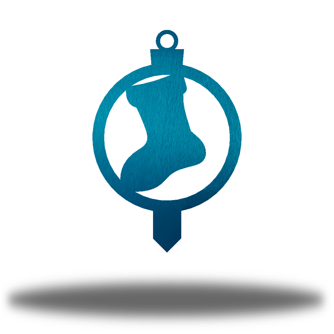 Riverside Designs-Stocking Ornament Stake-Metal Wall Art Décor