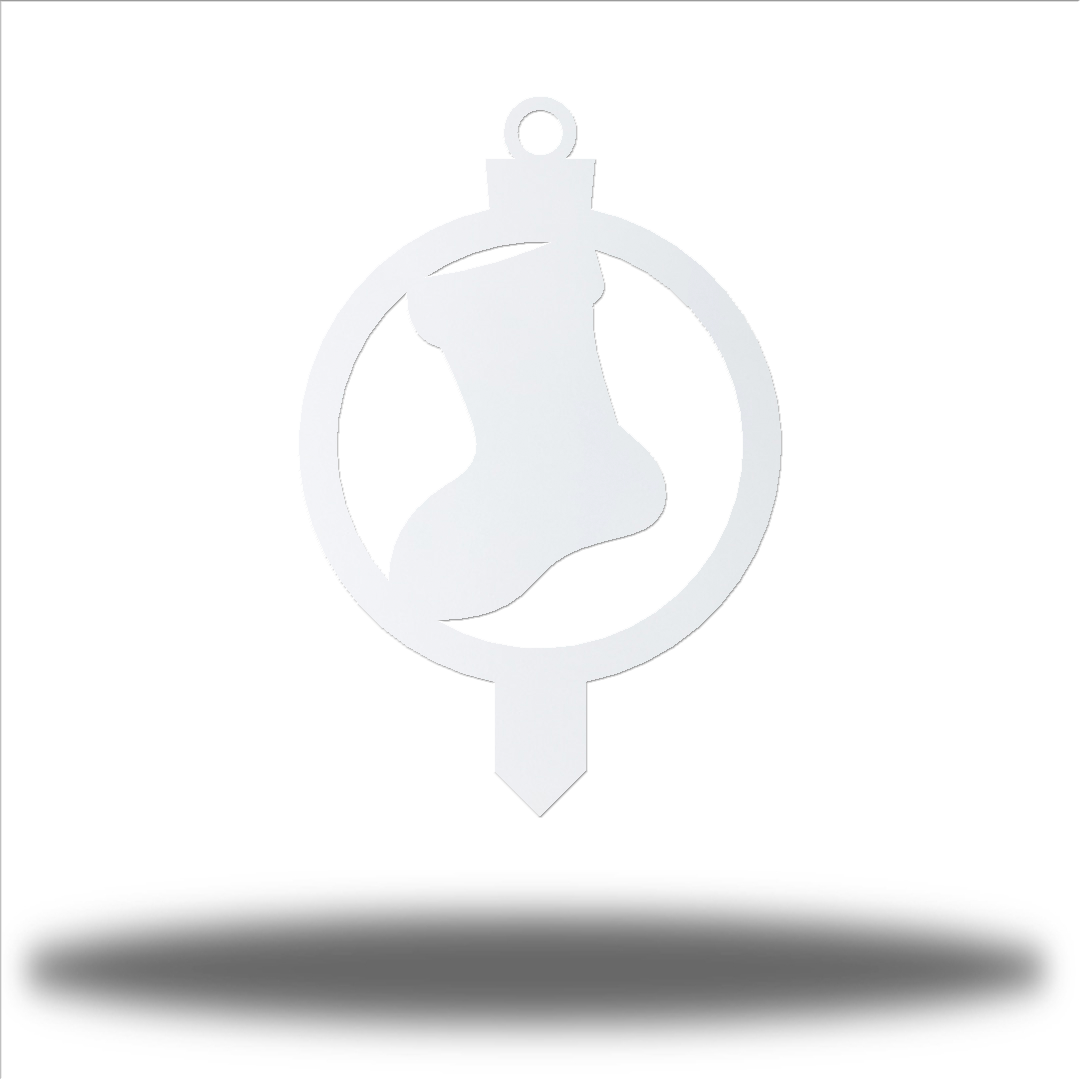 Riverside Designs-Stocking Ornament Stake-Metal Wall Art Décor