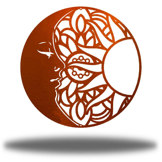 Riverside Designs-Sun & Moon Mandala (CLEARANCE)-Metal Wall Art Décor