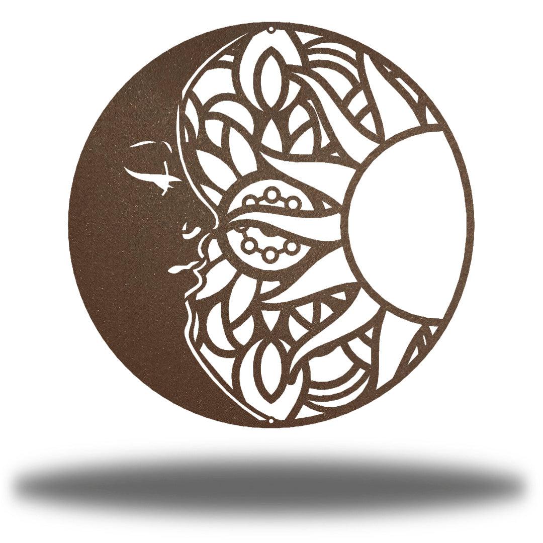 Riverside Designs-Sun & Moon Mandala (CLEARANCE)-Metal Wall Art Décor