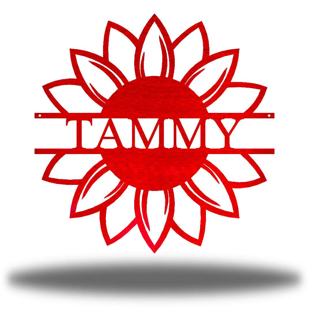 Riverside Designs-Sunflower Monogram-Metal Wall Art Décor