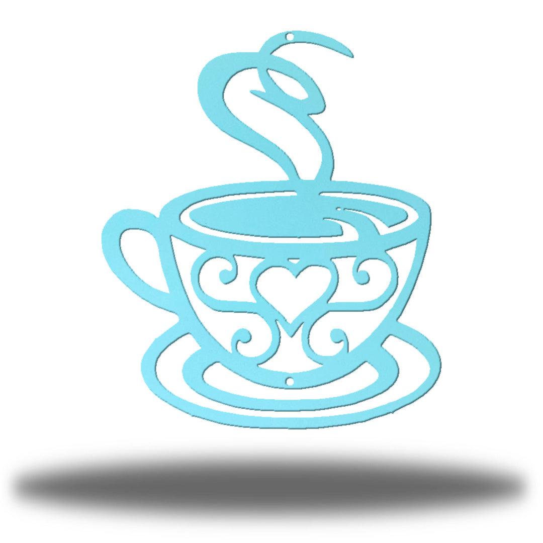 Riverside Designs-Swirl Coffee Cup-Metal Wall Art Décor