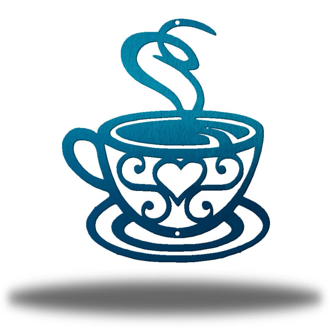 Riverside Designs-Swirl Coffee Cup-Metal Wall Art Décor