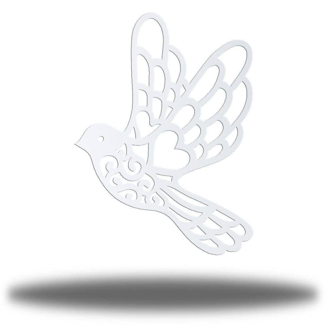 Riverside Designs-Swirl Dove-Metal Wall Art Décor