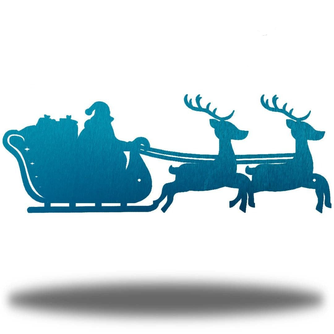 Riverside Designs-Christmas Sleigh-Metal Wall Art Décor