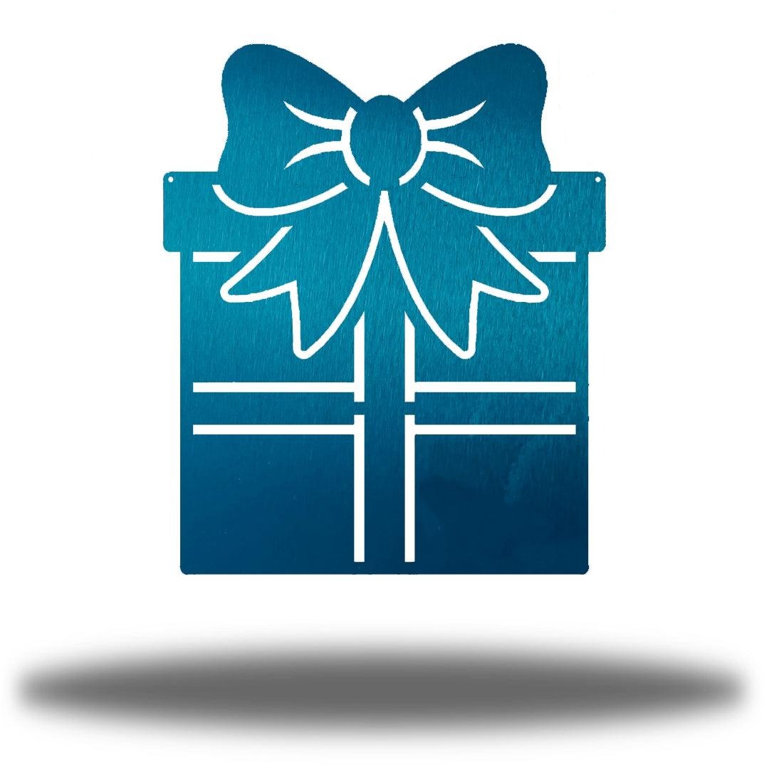 Riverside Designs-Classic Christmas Present-Metal Wall Art Décor