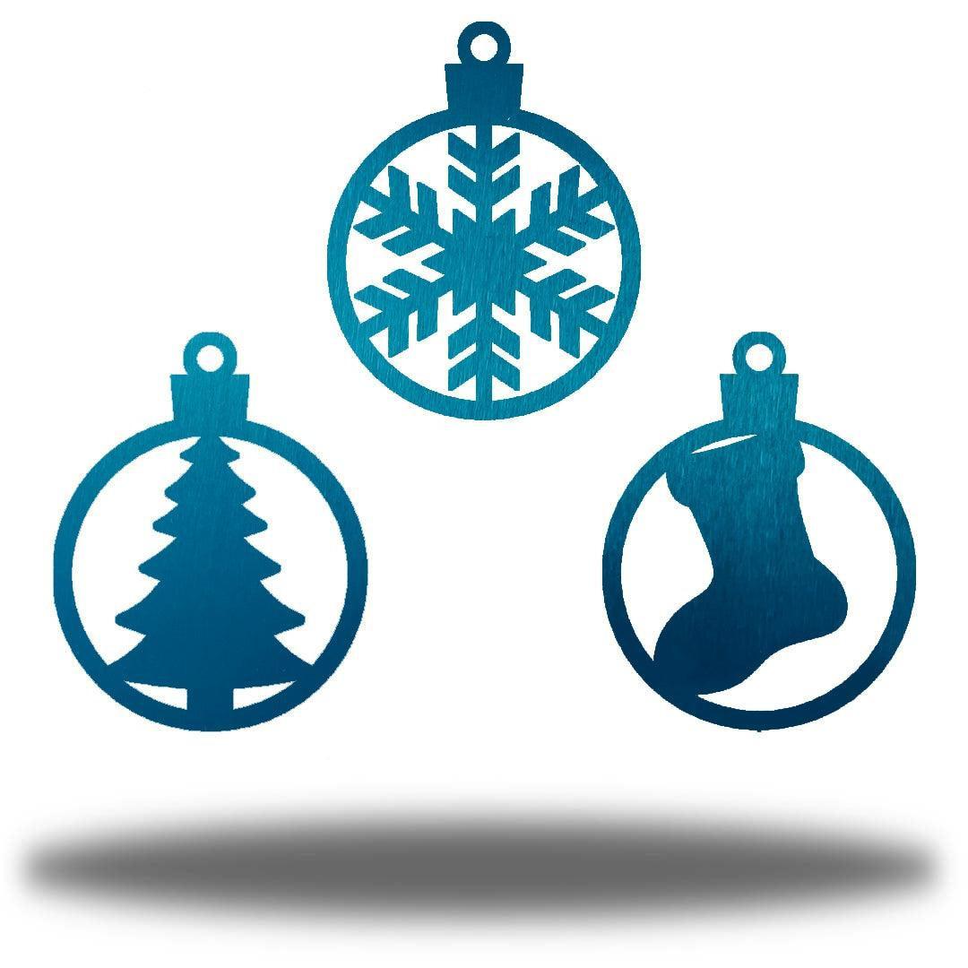 Riverside Designs-Christmas Ornament Bundle-Metal Wall Art Décor