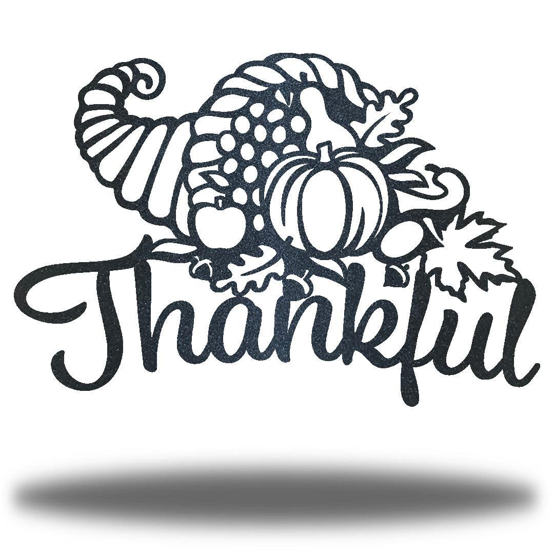 Riverside Designs-Thankful Cornucopia-Metal Wall Art Décor