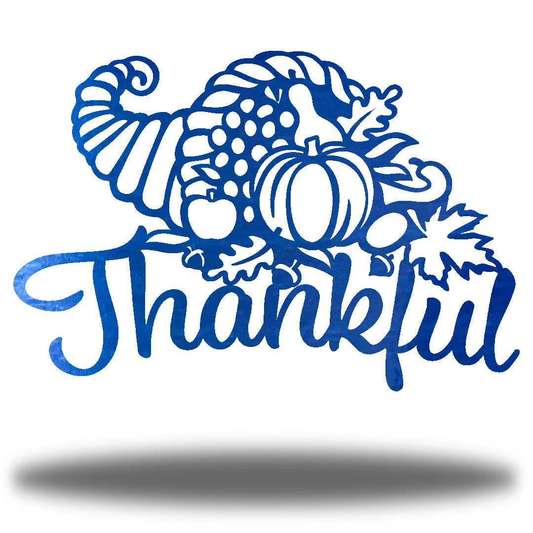 Riverside Designs-Thankful Cornucopia-Metal Wall Art Décor