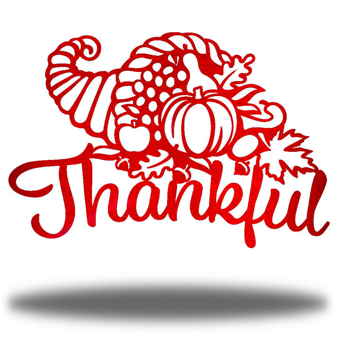 Riverside Designs-Thankful Cornucopia-Metal Wall Art Décor