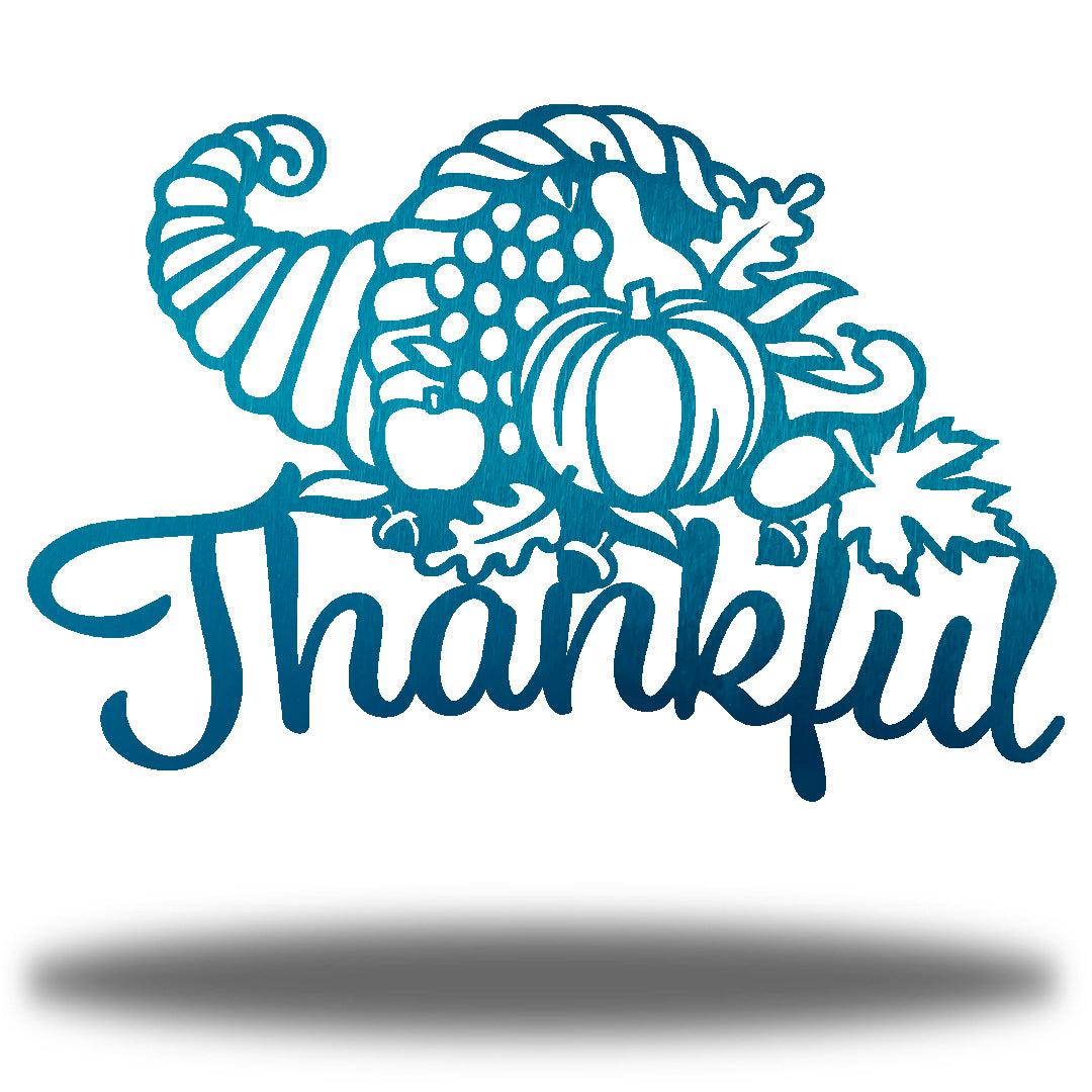 Riverside Designs-Thankful Cornucopia-Metal Wall Art Décor
