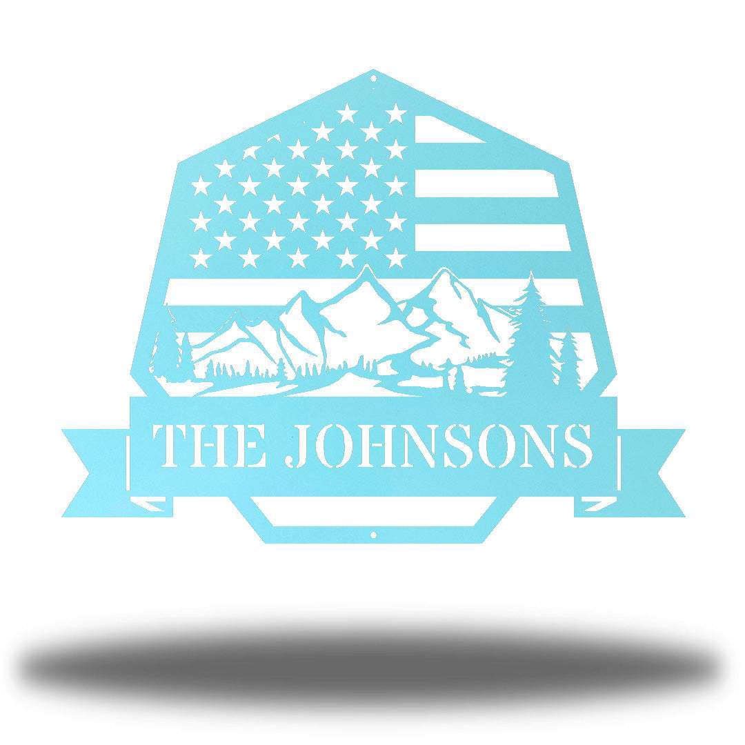 Riverside Designs-The Great American Outdoors Monogram-Metal Wall Art Décor