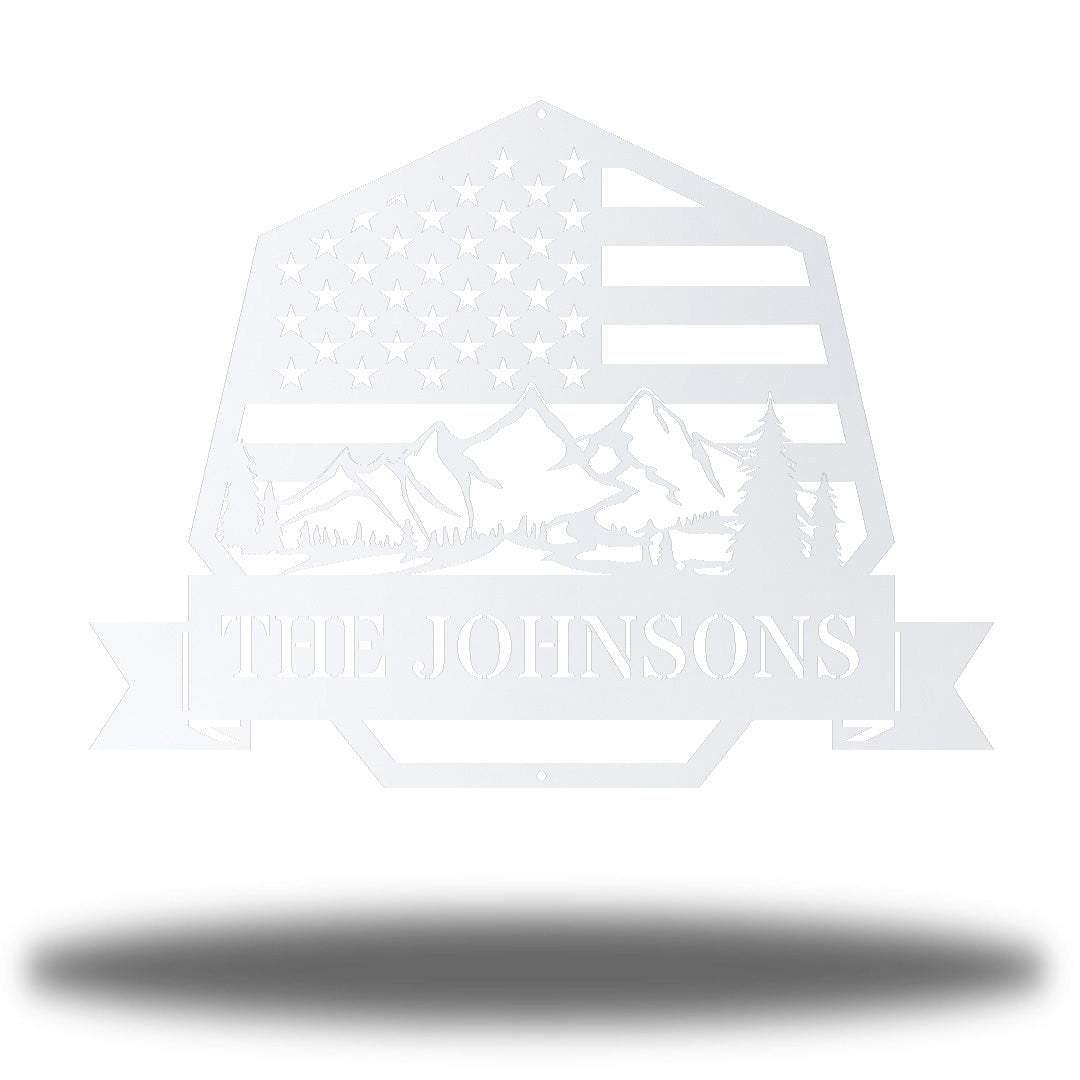 Riverside Designs-The Great American Outdoors Monogram-Metal Wall Art Décor