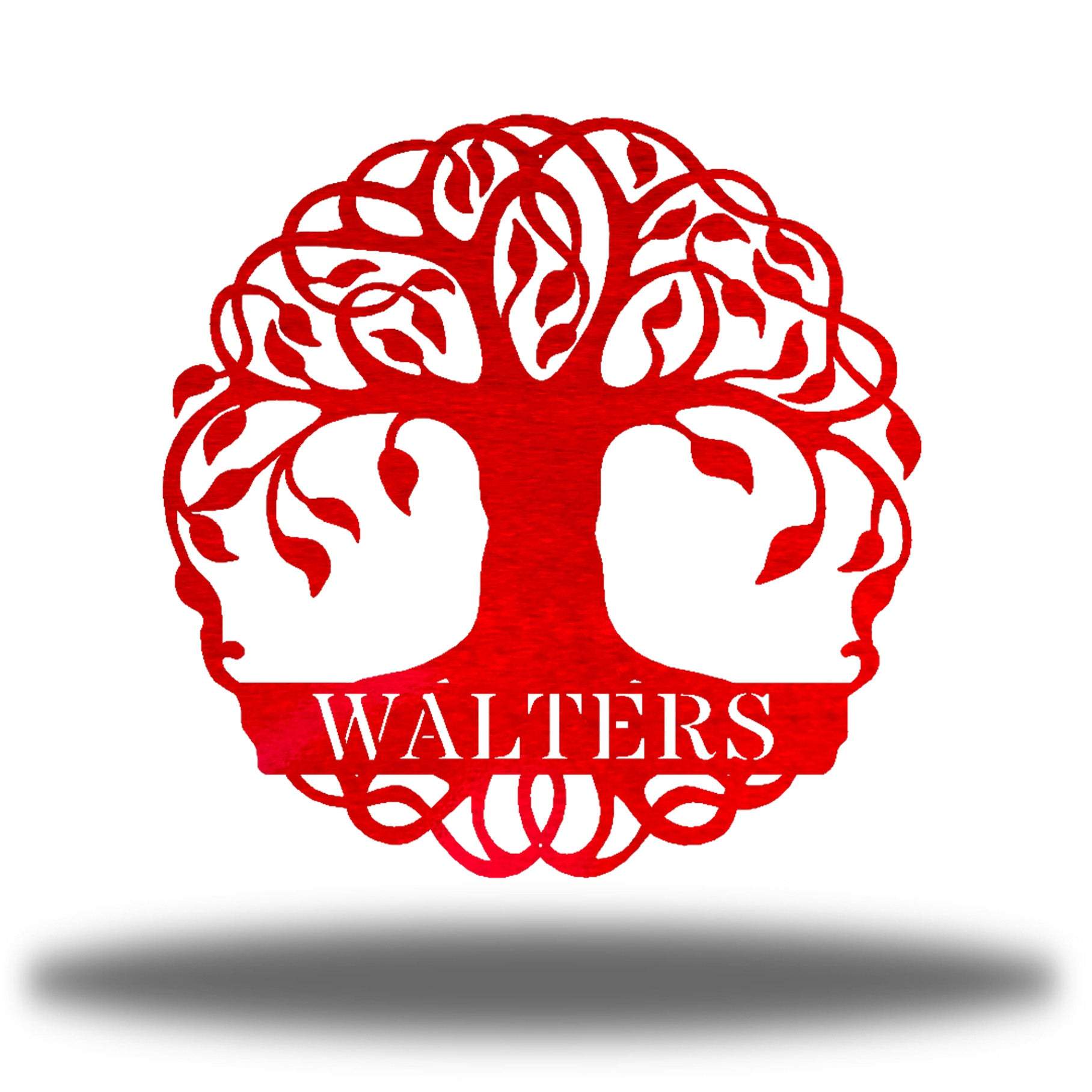 Riverside Designs-Tree of Life Monogram-Metal Wall Art Décor