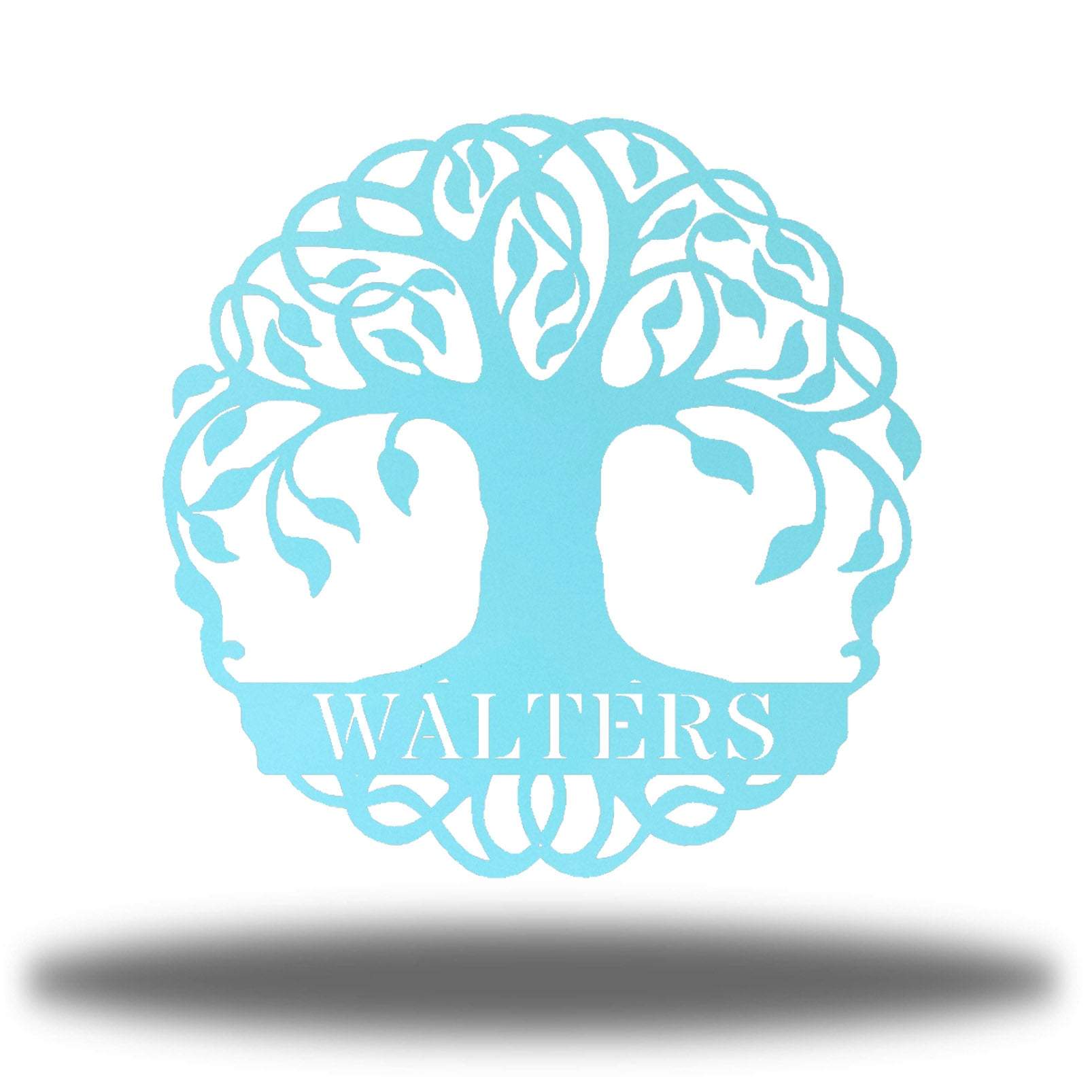 Riverside Designs-Tree of Life Monogram-Metal Wall Art Décor