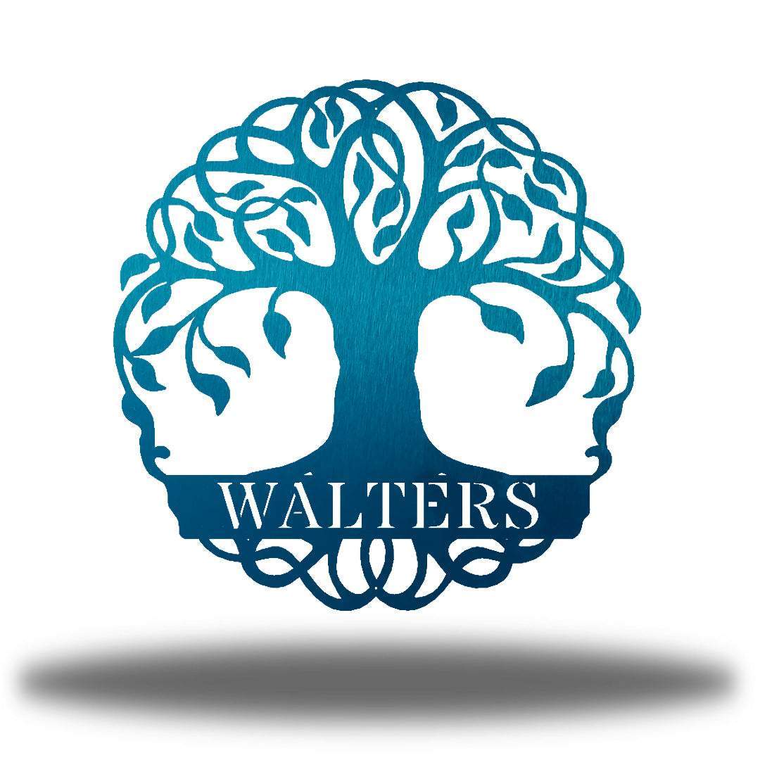 Riverside Designs-Tree of Life Monogram-Metal Wall Art Décor