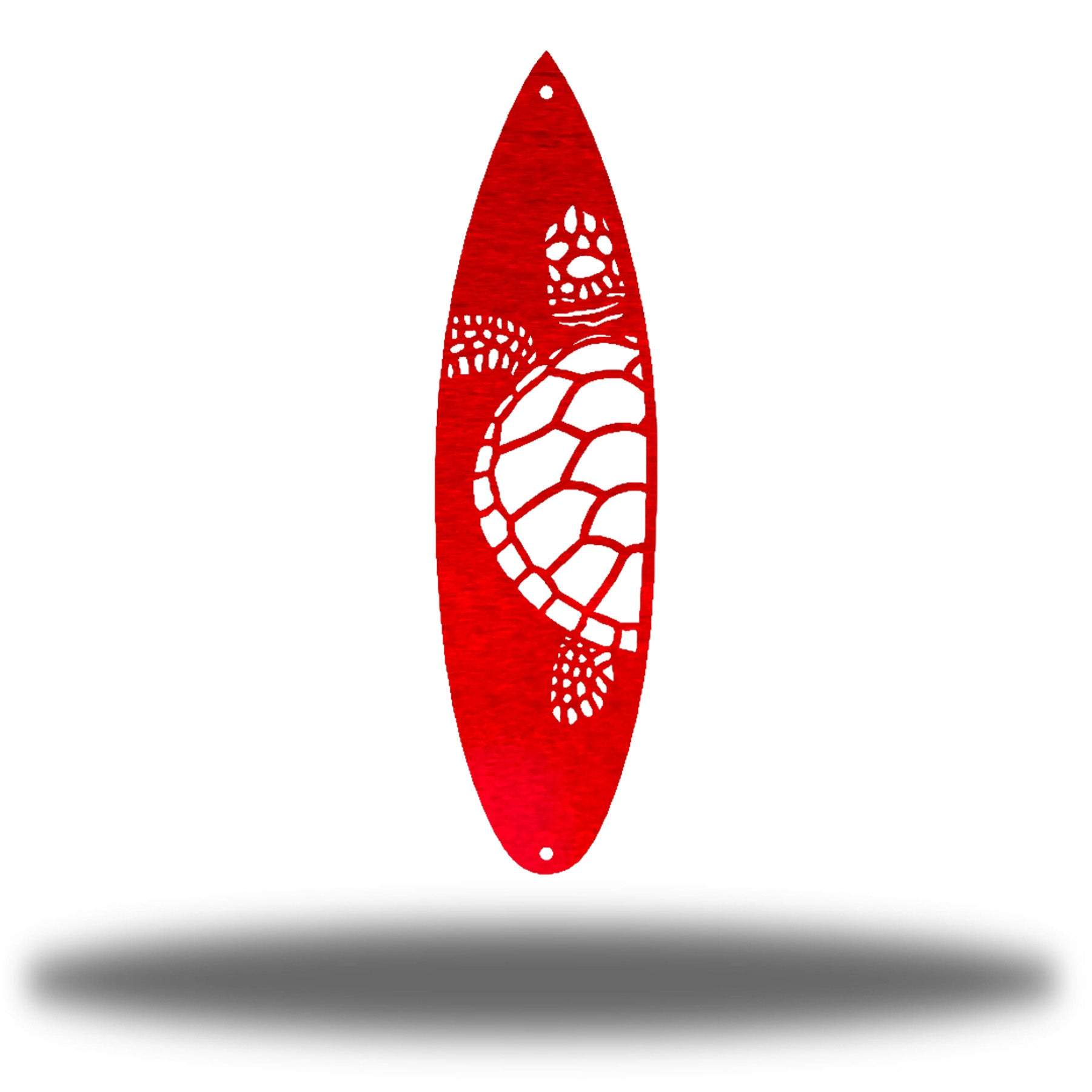 Riverside Designs-Sea Turtle Surfboard (CLEARANCE)-Metal Wall Art Décor