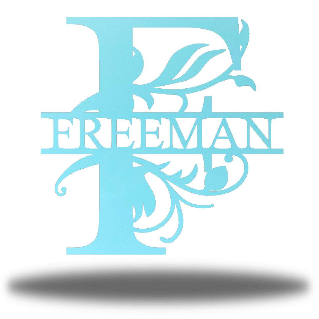 Riverside Designs-Vine Split Letter Monogram-Metal Wall Art Décor