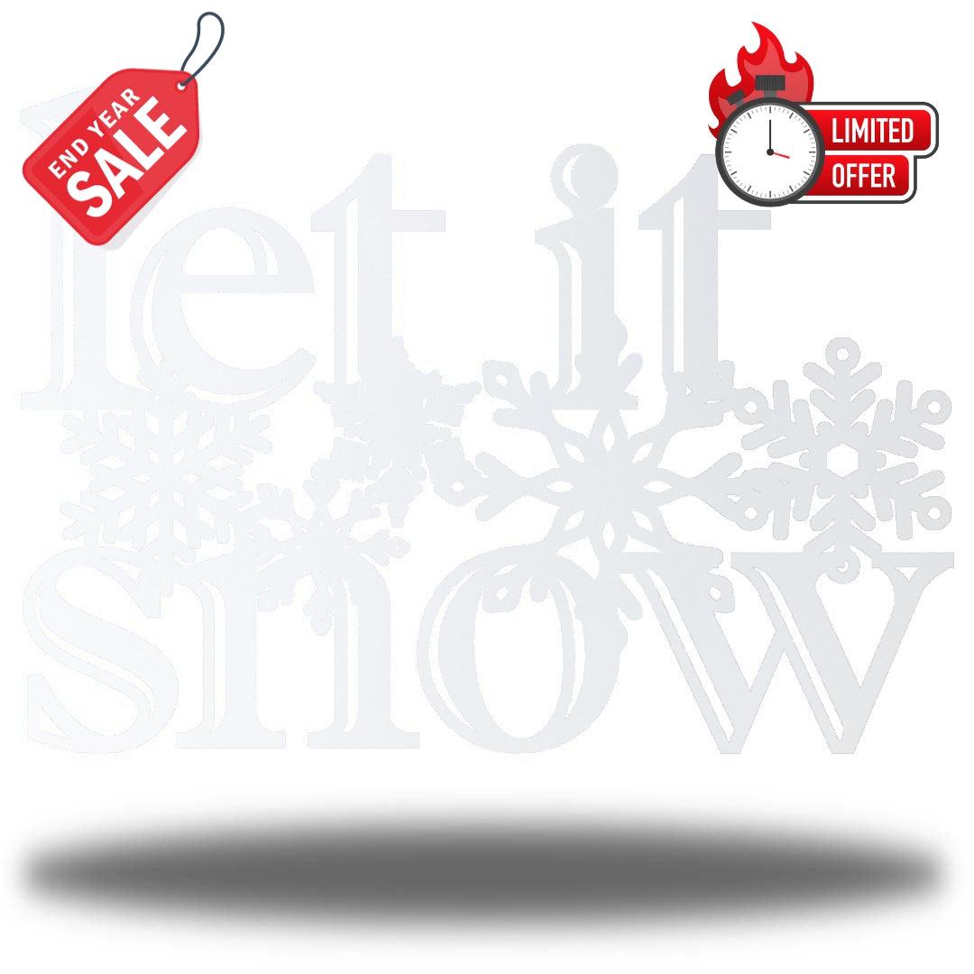 Riverside Designs-Let It Snow-Metal Wall Art Décor