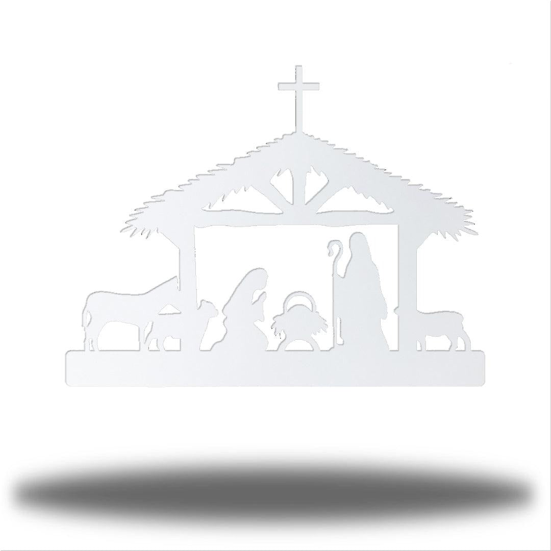 Riverside Designs-Nativity Scene Stand-Metal Wall Art Décor