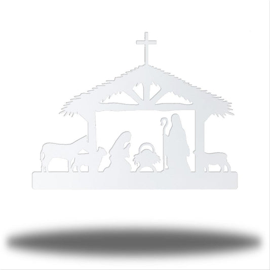 Riverside Designs-Nativity Scene Stand-Metal Wall Art Décor